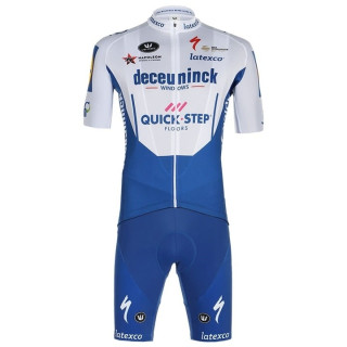 Equipación corta con tirantes DECEUNINCK QUICK-STEP para ciclistas en 2023