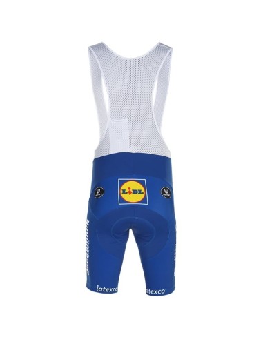 Equipación corta con tirantes DECEUNINCK QUICK-STEP para ciclistas en 2023