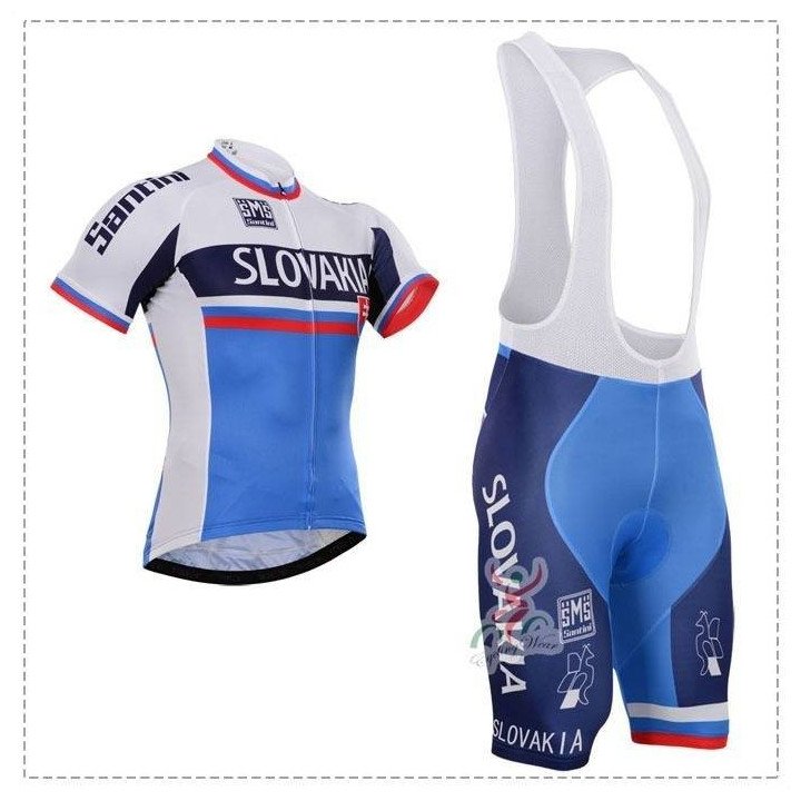 Equipación de Ciclismo de Verano Slovakia para Estar Cómodo y Fresco