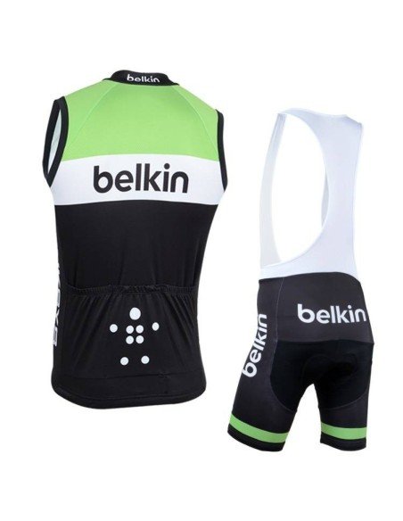 Equipación de ciclismo sin mangas y con tirantes para sentirte cómodo y fresco