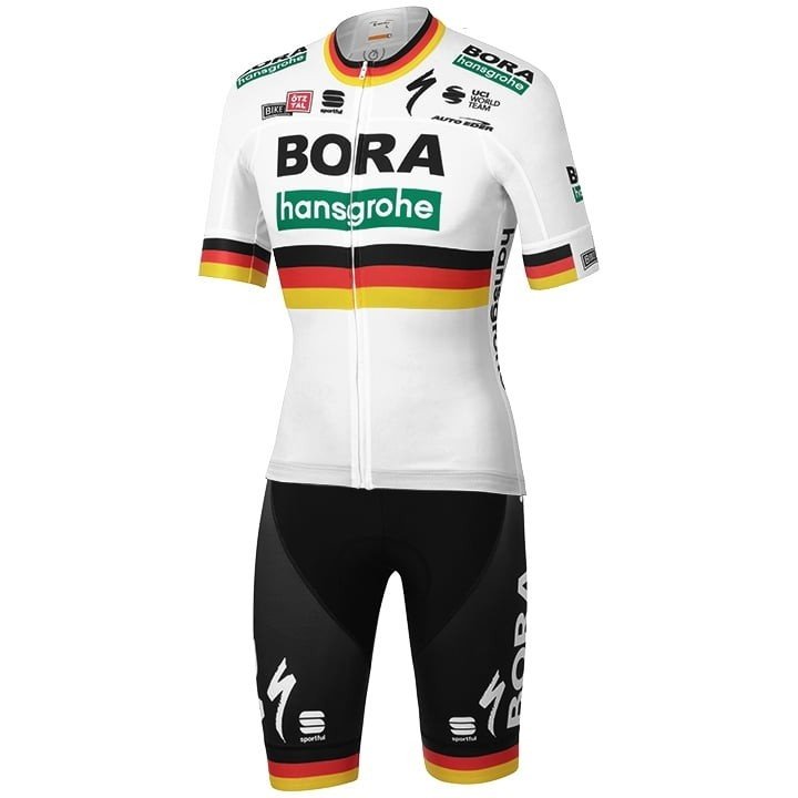 Equipación de ciclismo BORA hansgrohe German Champion: estilo y comodidad al mejor precio