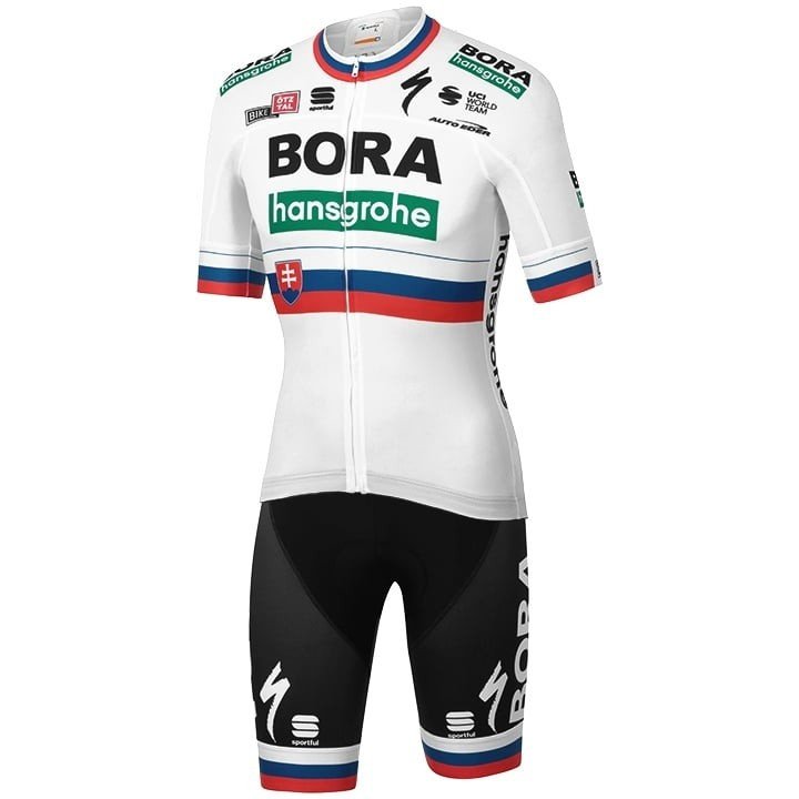 Equipación corta BORA hansgrohe para ciclistas Slovakos 2023