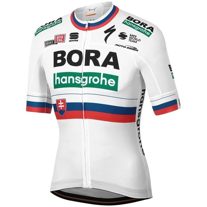 Equipación corta BORA hansgrohe para ciclistas Slovakos 2023