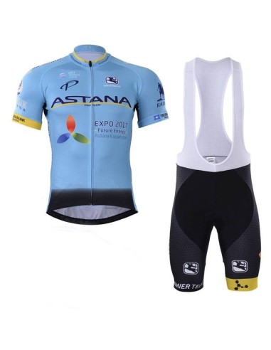 Conjunto corto de ciclismo Astana para disfrutar al máximo de tus rutas