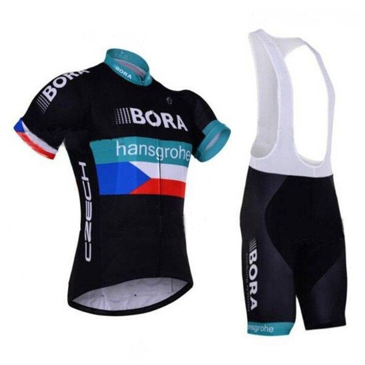 Equipación corta de ciclismo Bora Czech para estar cómodo y fresco