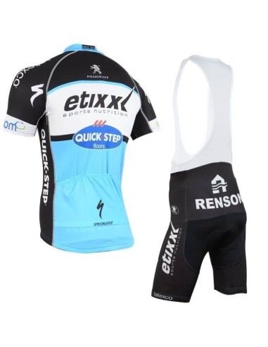 Equipación Ciclista Quick Step de Verano: Conjunto Corto para Pedalear Con Estilo