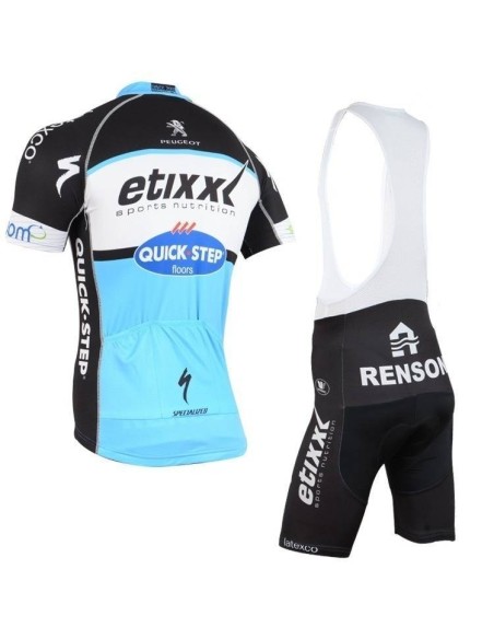 Equipación Ciclista Quick Step de Verano: Conjunto Corto para Pedalear Con Estilo