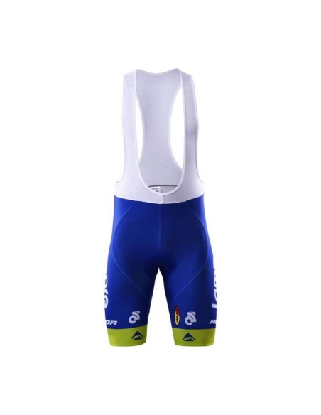 Equipación corta con tirantes Lampre para ciclistas en 2023