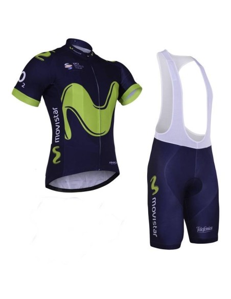 Equipación Ciclista de Verano Movistar: Conjunto Corto Ideal para tus Rutas