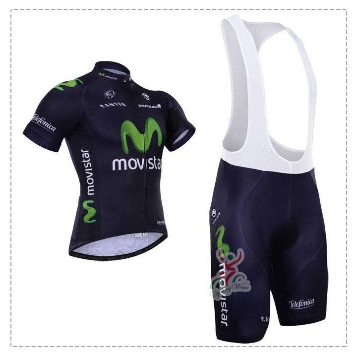 Equipación de Ciclismo Corto Movistar 2023 a Buen Precio