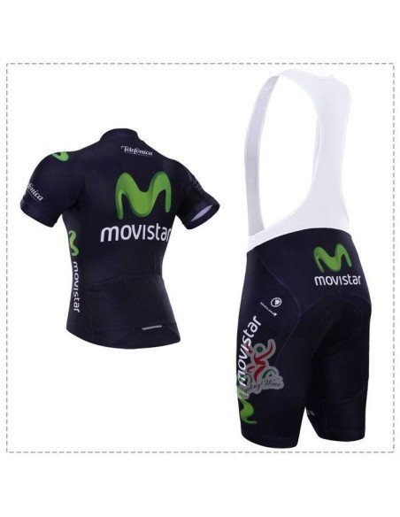 Equipación de Ciclismo Corto Movistar 2023 a Buen Precio