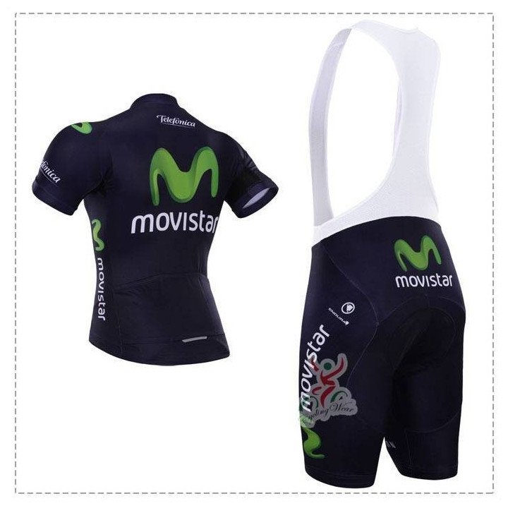 Equipación de Ciclismo Corto Movistar 2023 a Buen Precio