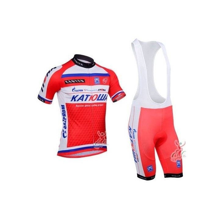 Equipación de Ciclismo Katusha para el Verano a Buen Precio