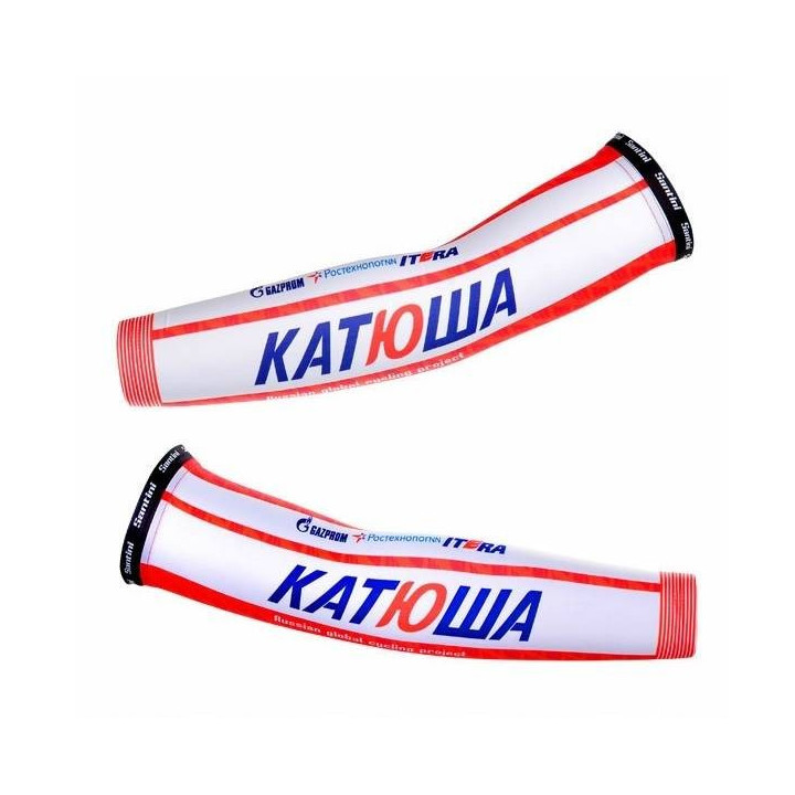 Manguitos de ciclismo Katusha, perfectos para protegerte del sol y el sudor
