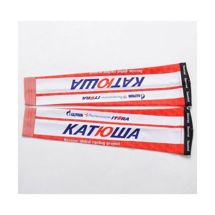 Manguitos de ciclismo Katusha, perfectos para protegerte del sol y el sudor