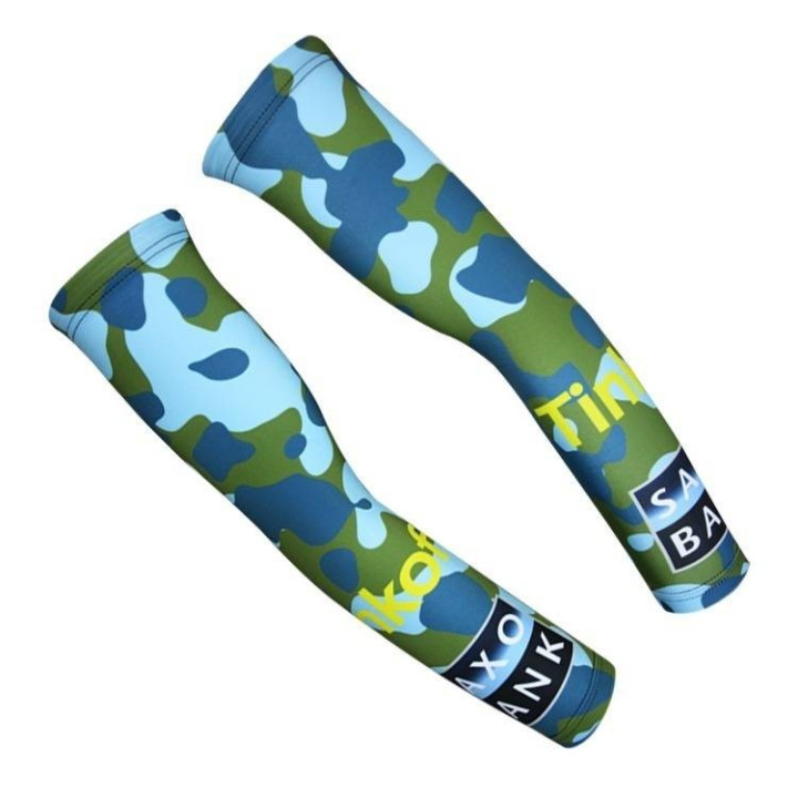 Manguitos de Ciclismo Saxo Bank para Protegerte y Mantenerte Fresco