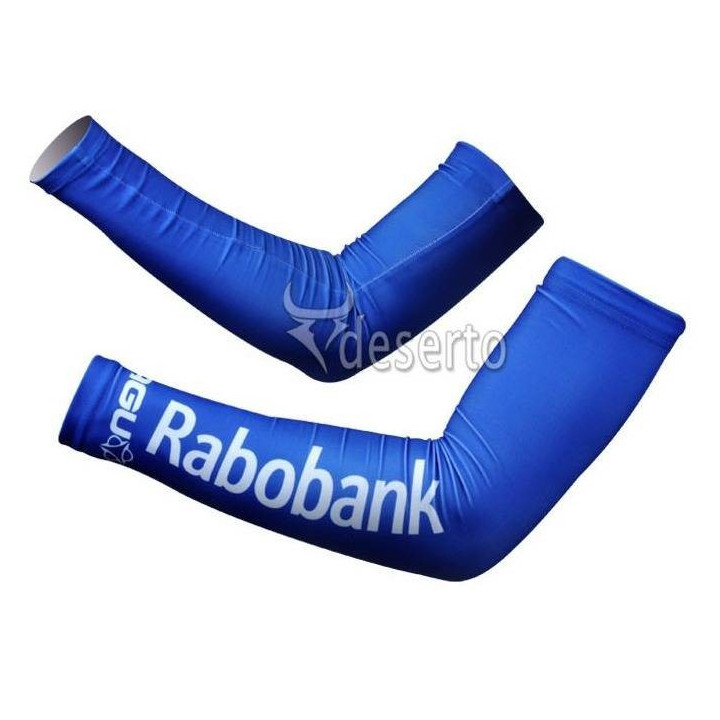 Manguitos de ciclismo Rabobank para cuidar tu piel y mantenerte fresco