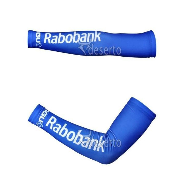 Manguitos de ciclismo Rabobank para cuidar tu piel y mantenerte fresco