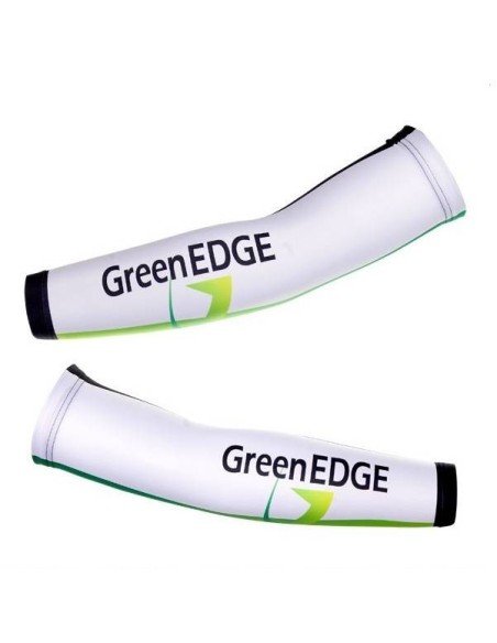 Manguitos de ciclismo Greenedge para protegerte del sol y el sudor