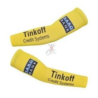 Manguitos de Ciclismo Saxo Bank para tu comodidad y protección