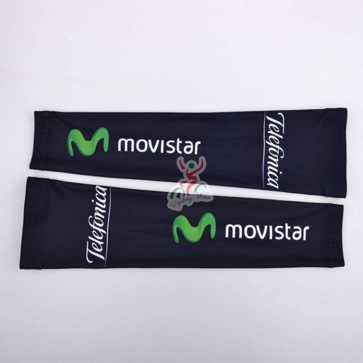 Manguitos de ciclismo Movistar para cuidar tu piel y mantenerte fresco