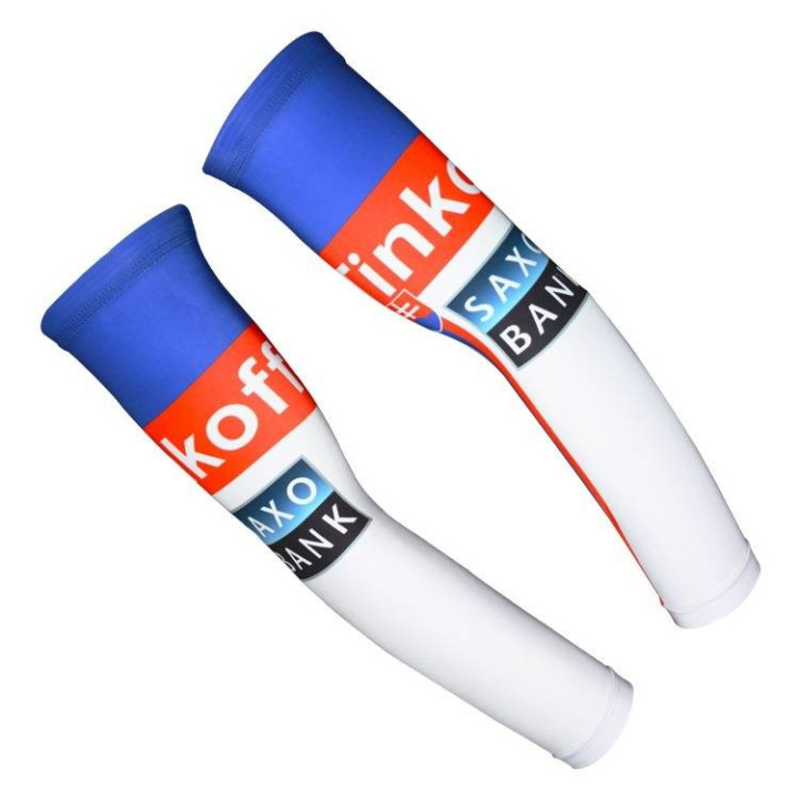 Manguitos de Ciclismo Saxo Bank para Protegerte del Sol y el Sudor