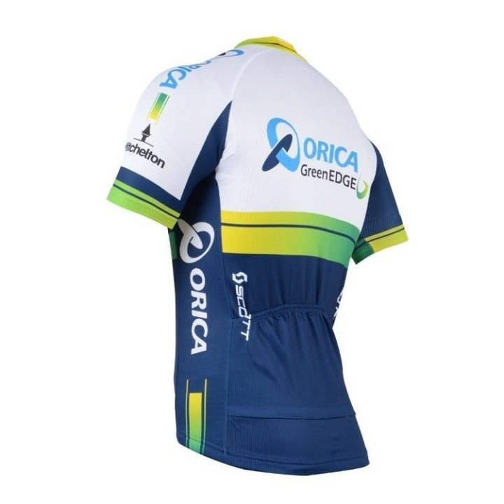 Maillot corto Greenedge Orica para ciclistas que buscan comodidad y estilo