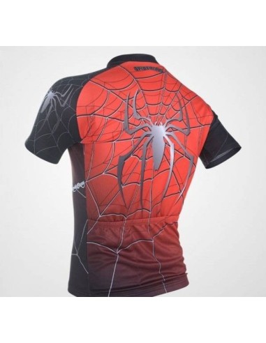 Maillot corto de Spiderman para ciclistas que buscan estilo y comodidad