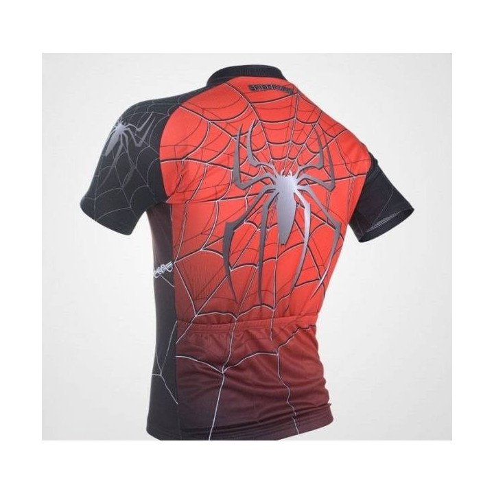 Maillot corto de Spiderman para ciclistas que buscan estilo y comodidad