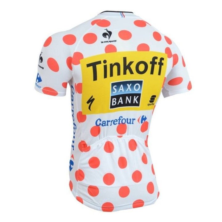 Maillot corto Saxo Bank: comodidad y estilo para tus salidas en bici