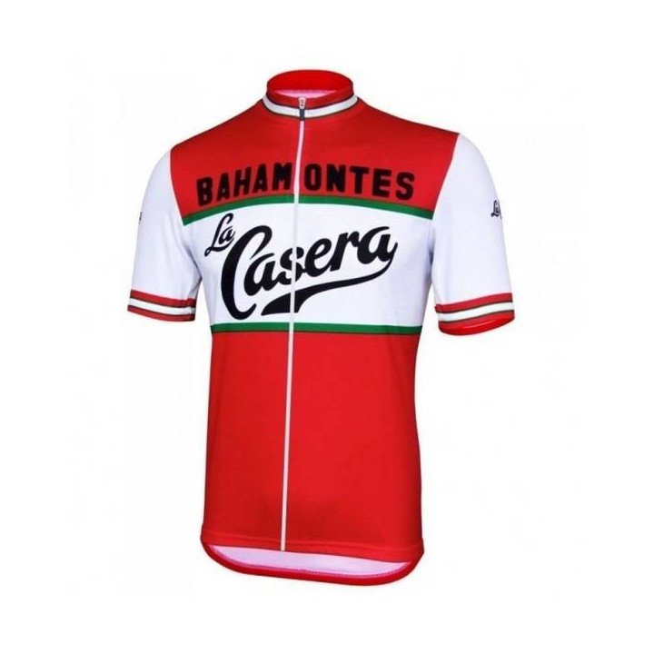 Maillot Corto La Casera Vintage para Ciclismo con Estilo