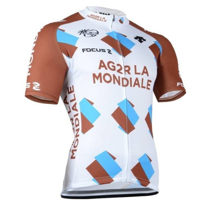Maillot Corto AG2R: comodidad y estilo para tus rutas en bici