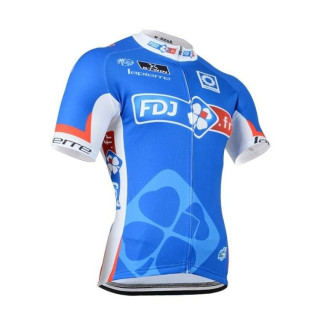 Maillot corto FDJ: comodidad y estilo para tus rutas en bici