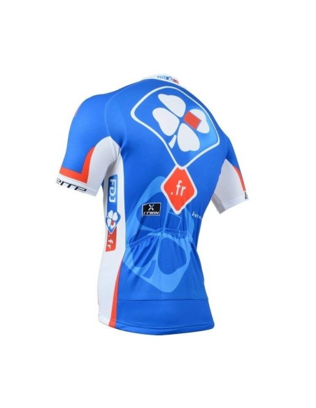 Maillot corto FDJ: comodidad y estilo para tus rutas en bici