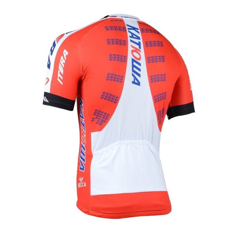 Maillot corto Katusha ideal para ciclistas que buscan comodidad y estilo