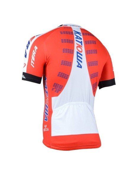 Maillot corto Katusha ideal para ciclistas que buscan comodidad y estilo