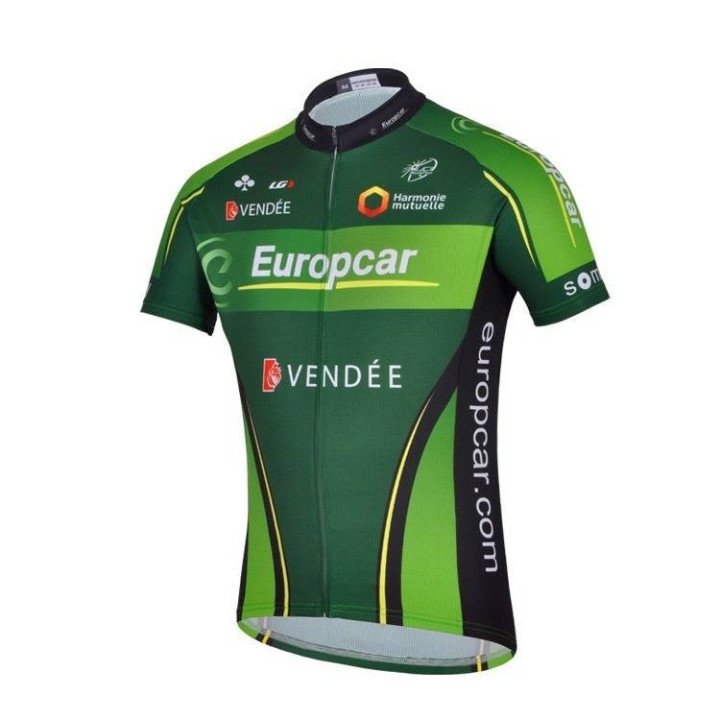 Maillot corto Europcar: comodidad y estilo para tus rutas en bici