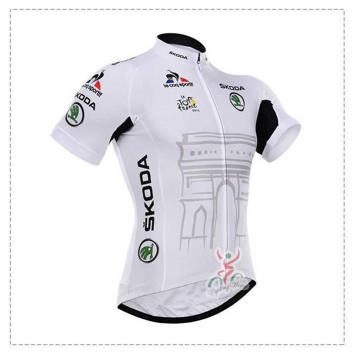 Camiseta Corta Tour de Francia para Ciclismo, cómoda y fresca