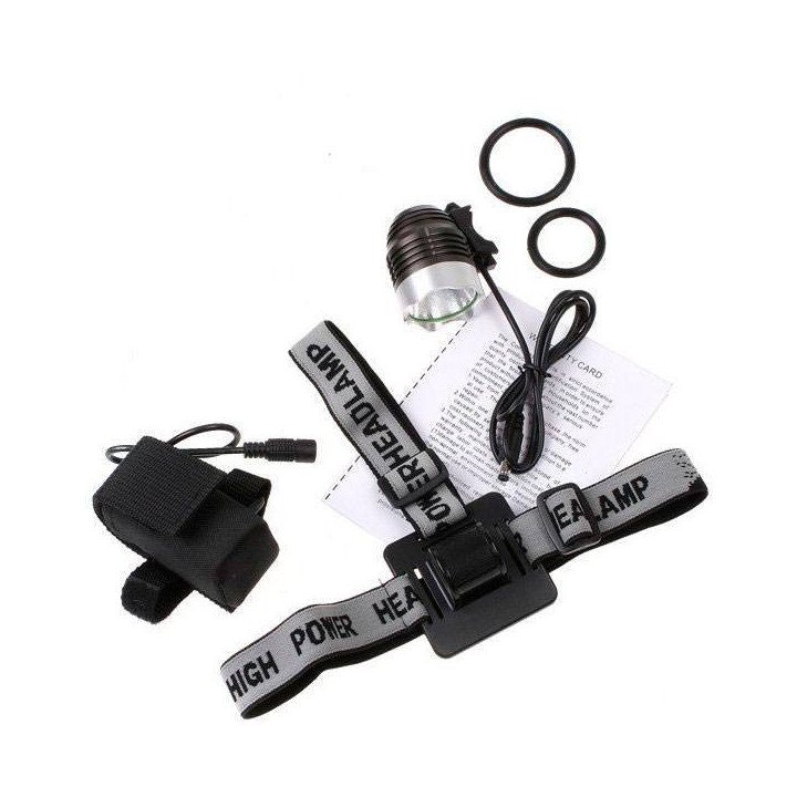 Linterna CREE XM-L T6 LED 1800 lúmenes, ideal para tu bici y más