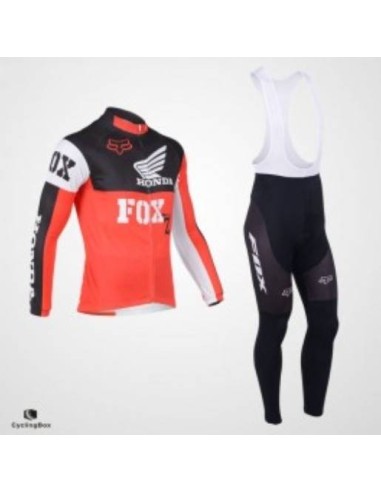 Ropa de ciclismo invernal con tirantes FOX para estar cómodo y abrigado