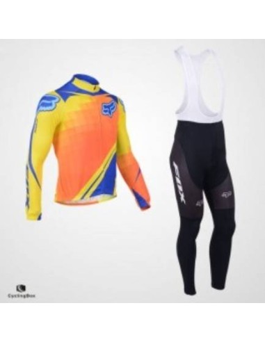 Ropa de ciclismo de invierno con tirantes FOX para estar cómodo y abrigado