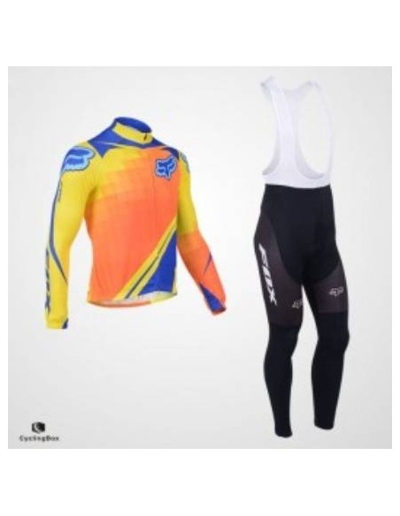 Ropa de ciclismo de invierno con tirantes FOX para estar cómodo y abrigado