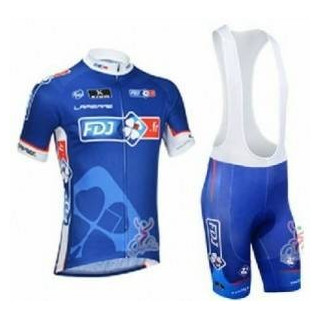 Ropa de ciclismo de verano con tirantes FDJ a buen precio