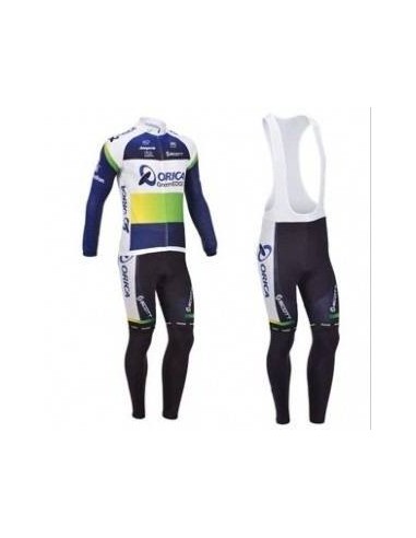 Ropa de ciclismo de invierno con tirantes GreenEDGE para estar cómodo en tus rutas