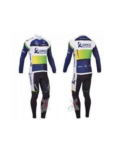 Ropa de ciclismo de invierno con tirantes GreenEDGE para estar cómodo en tus rutas