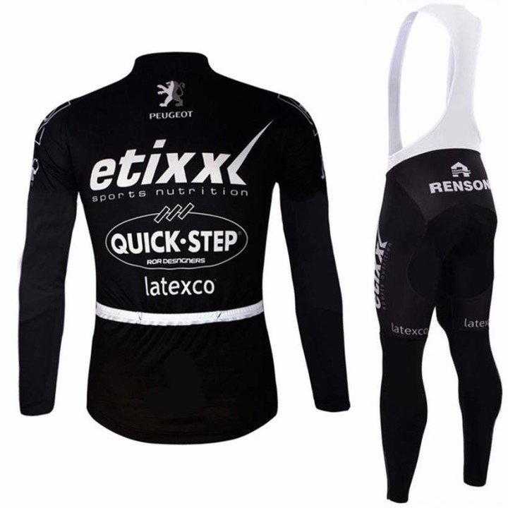 Ropa de Ciclismo de Invierno Etixx Quick Step: Conjunto Largo y Cómodo