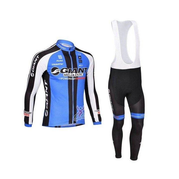 Ropa de ciclismo de invierno con tirantes Giant para estar cómodo y abrigado