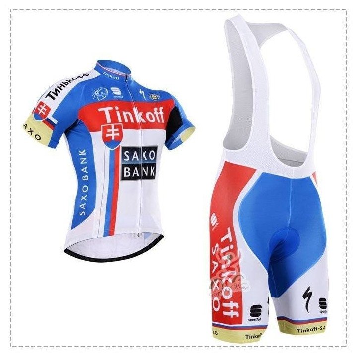 Ropa de ciclismo de verano con tirantes Saxo Bank al mejor precio