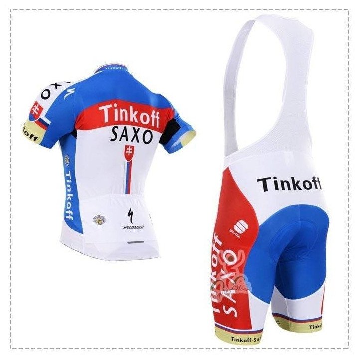 Ropa de ciclismo de verano con tirantes Saxo Bank al mejor precio