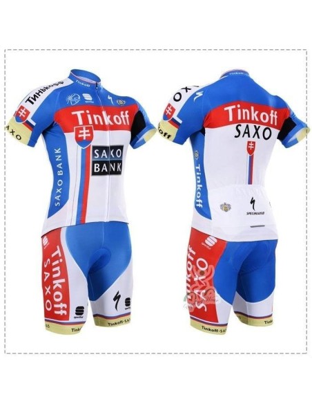 Ropa de ciclismo de verano con tirantes Saxo Bank al mejor precio